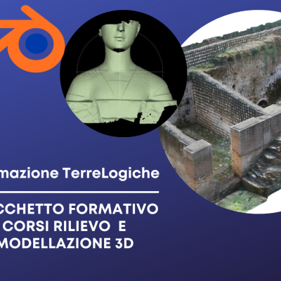 In arrivo i corsi online della Formazione TerreLogiche dedicati alle tecniche di rilievo e modellazione 3D